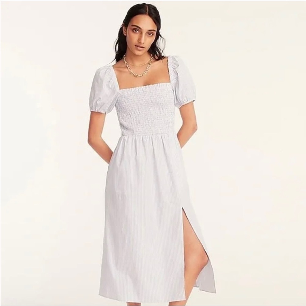 *NWT* J Crew Smocked Bodice Dress